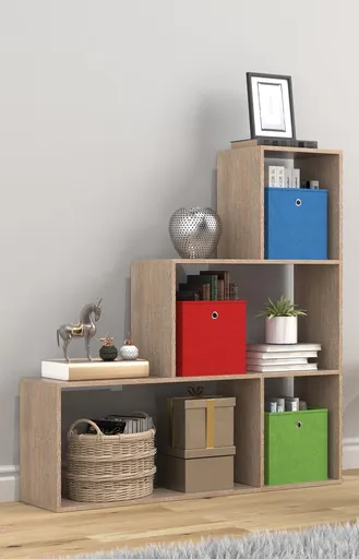 VCM Schodová police Dubila M, dub sonoma