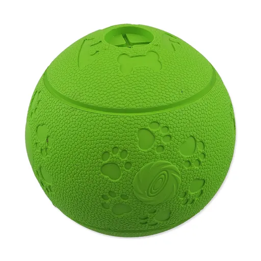 Dog Fantasy Míček na pamlsky zelený 11 cm