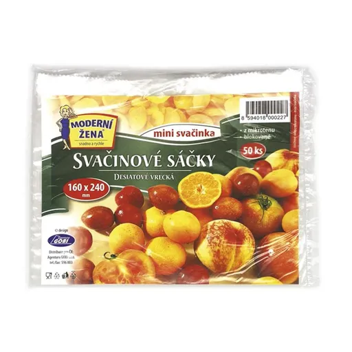 Sáček svačinový 16x24 cm/50 ks - ORION