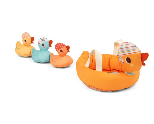 Lilliputiens plovoucí hračka - máma kachna a kachňátka