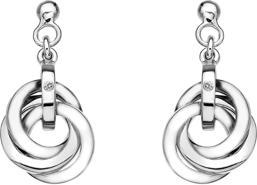 Hot Diamonds Stříbrné náušnice Trio DE388