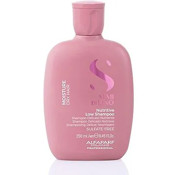 ALFAPARF MILANO Semi Di Lino Moisture Nutritive Low Shampoo vyživující šampon pro suché vlasy 250 ml (HALFASMDLIWXN123428)