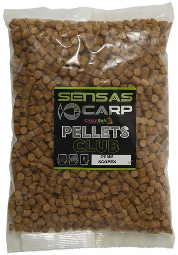 Sensas pelety club scopex 800 g - 8 mm