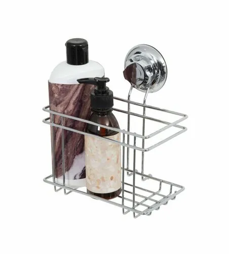 COMPACTOR Polička do koupelny bez vrtání Compactor - Bestlock systém, nosnost až 6 kg, 18,5 X 13,2 X 20,3, RAN4682