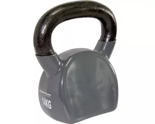 Tunturi Kettlebell Vinyl varianta 14 kg šedý