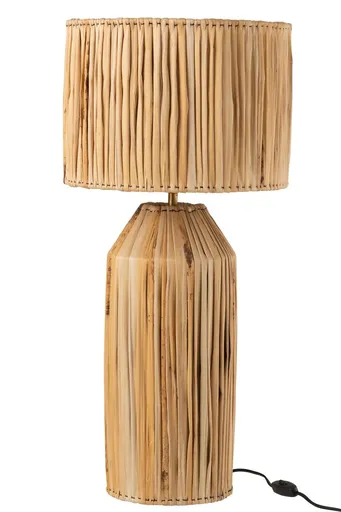 Stolní přírodní lampa z banánových listů Hanna Bannas  - Ø 35*87 cm/ E27/ 40W J-Line by Jolipa