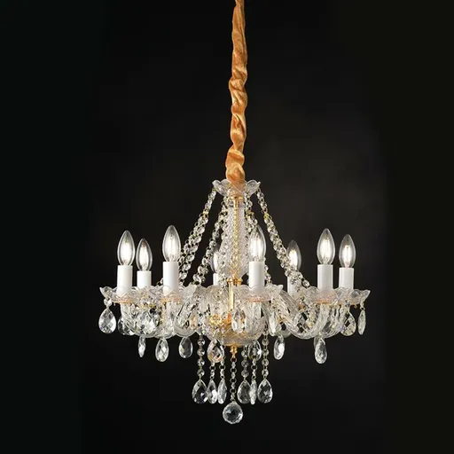 ACA Lighting Crystal závěsné svítidlo BLK80418PCG