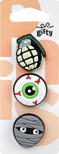 Gifty - Silikonová sada 3 pinů dobrodruh