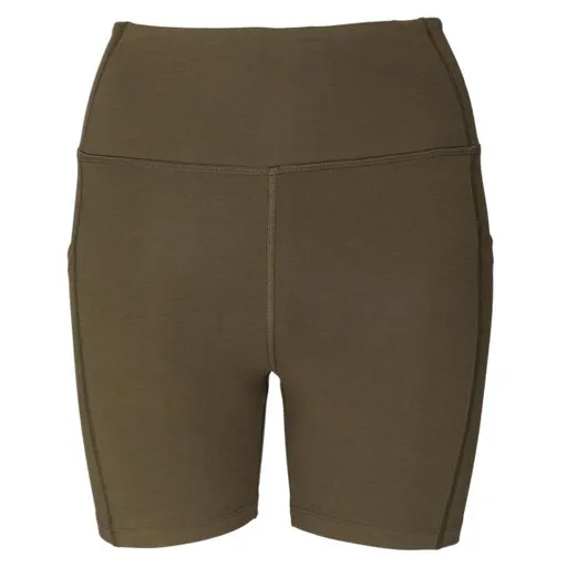 BOODY MOTIVATE 5" SHORTS Dámské legíny, khaki, velikost