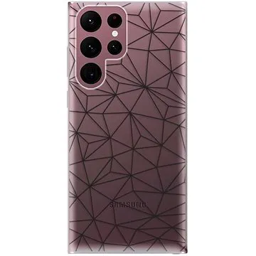 iSaprio Abstract Triangles 03 - black pro Samsung Galaxy S22 Ultra 5G (trian03b-TPU3-S22U-5G)