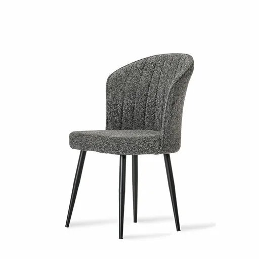 Sada jídelních židlí Rubi Anthracite and Black, , 4 ks