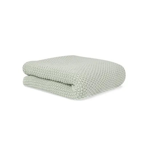 Bonjourbébé dětská pletená deka organická bavlna 70x90cm Mint