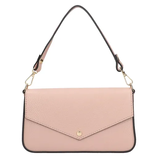 Dámské kožené plesové psaníčko Italia Emka - růžová