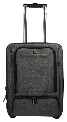 Kabinový kufr Enrico Benetti Frankfurt Notebook Trolley 40 l Grey
