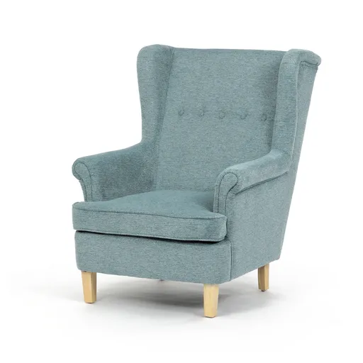 Křeslo ušák GRN2, tyrkysová