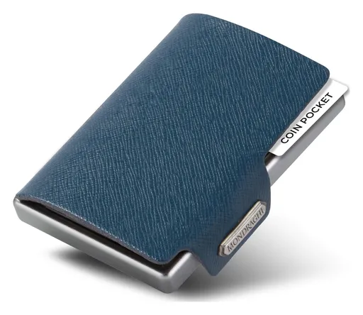 Mini peněženka Mondraghi Saffiano Plus Blue