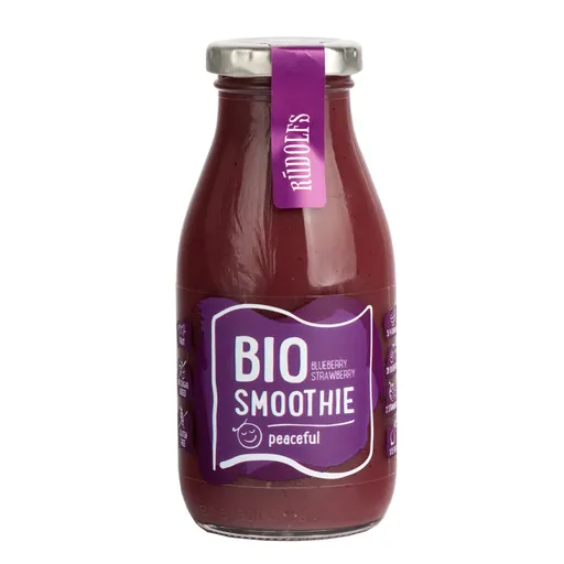 Rudolfs Smoothie Borůvka jahoda BIO 260 ml