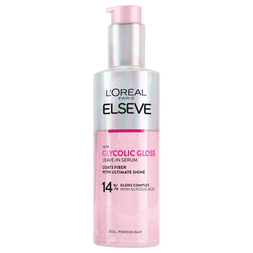 L'Oréal Paris Bezoplachové sérum pro lesk vlasů Elseve Glycolic Gloss (Leave-In Serum) 150 ml