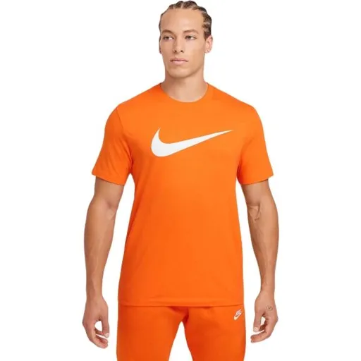 Nike NSW TEE ICON SWOOSH Pánské tričko, oranžová, velikost