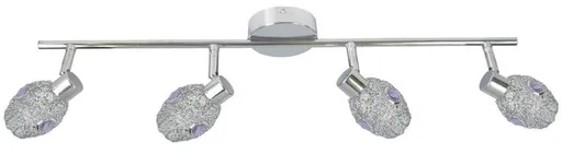 Zlatá stropní lampa 4X40W G9 fialová chrom