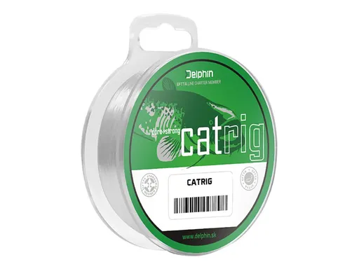 Delphin Návazcový vlasec CatRIG transparentní,Delphin Návazcový vlasec CatRIG transparentní
