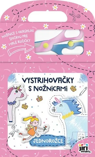 Vystrihovačky s nožnicami Jednorožce
