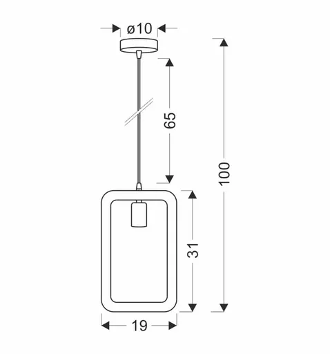 Ostor závěsné svítidlo černá+béžová 1x40W E27