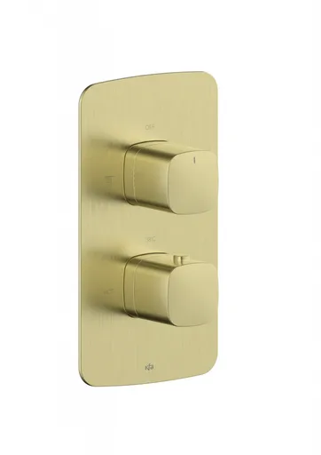 KFA Baterie Malaga, termostatická, podomítková solo, PVD broušené zlato 5759-001-31