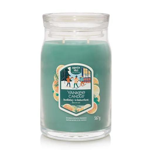 Yankee Candle Vonná svíčka velká Signature Holiday Winterfest, 567 g, L