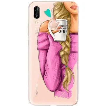 iSaprio My Coffe and Blond Girl pro Huawei P20 Lite (coffblon-TPU2-P20lite)