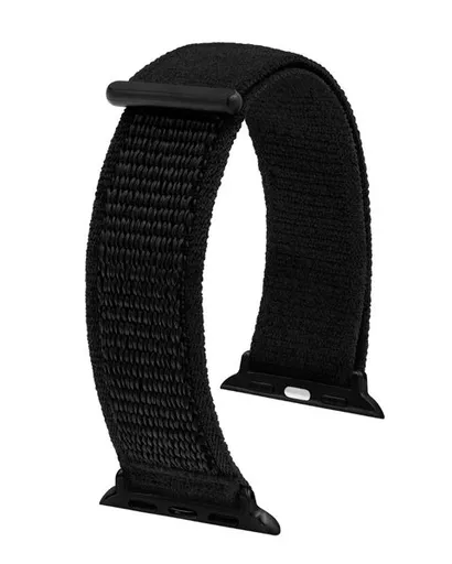 Řemínek Hirsch Vocem pro Apple Watch - černý - 20 mm