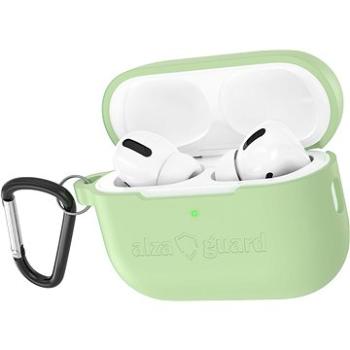 AlzaGuard Skinny Silicone Case pro Airpods Pro 2022 zelené (AGD-ACSS4E)