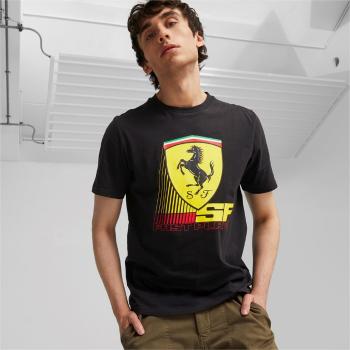 Puma Motorsport Ferrari Race Colored Big Shield Tee L