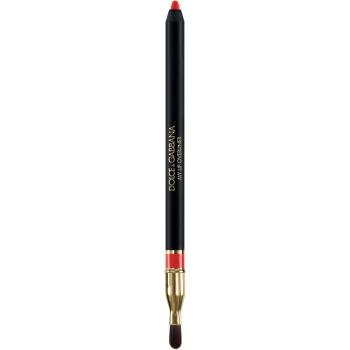 Dolce&Gabbana My Lip Overliner tužka na rty se štětečkem odstín 09 My Bright Red - Bright Orange Toned Red 1.2 g