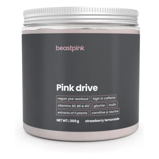 GymBeam PINK DRIVE - JAHODOVÁ LIMONÁDA Anabolizér, , velikost