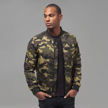 Urban Classics Light Camo Bomber Jacket woodcamo - M