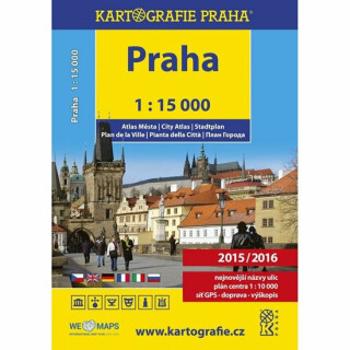 Praha - 1:15 000 atlas města