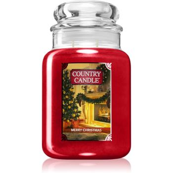 Country Candle Merry Christmas vonná svíčka 652 g