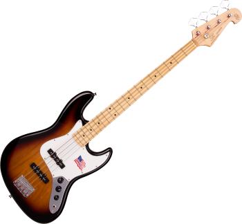 SX SJB-ALDER 3-Tone Sunburst Elektrická baskytara