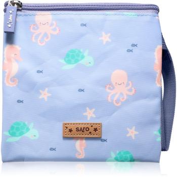 Saro Baby Sandwich Bag sáček na svačinku Blue 17,5x17,5 cm 1 ks