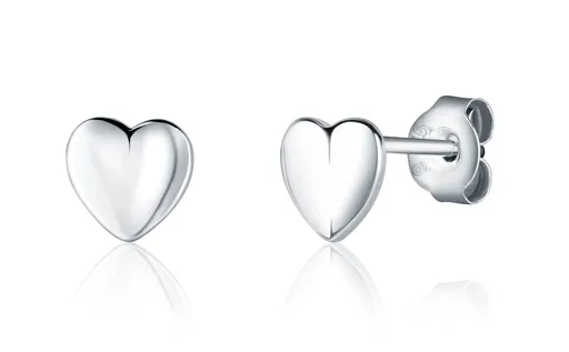 JVD Něžné srdíčkové náušnice ze stříbra SVLE2026X610000