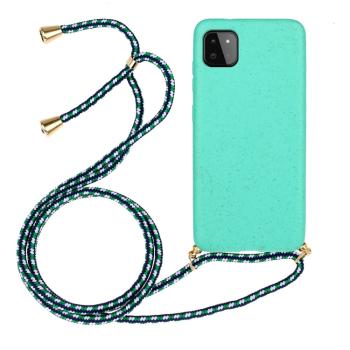 ROPE Kryt so šnúrkou Samsung Galaxy A22 5G svetlozelený