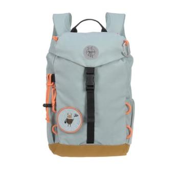 LÄSSIG Mini Outdoor Backpack , Nature light modrá.