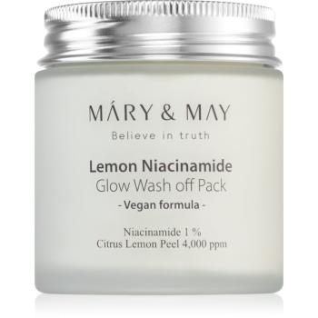 MARY & MAY Lemon Niacinamid hydratační a rozjasňující maska 125 g