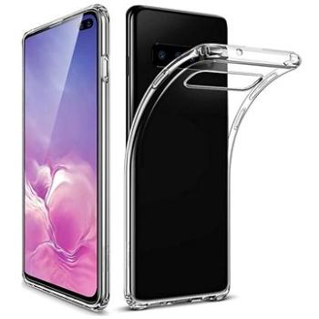 TopQ Pouzdro Samsung S10+ silikon průhledný ultratenký 0,5 mm 52780 (Sun-52780)