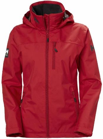 Helly Hansen Bunda Women's Crew Hooded Sailing Jacket Red XS