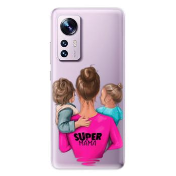 Odolné silikonové pouzdro iSaprio - Super Mama - Boy and Girl - Xiaomi 12 / 12X