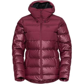 Odlo W SEVERIN N-THERMIC HOODE INSULATED JACKET Dámská péřová bunda, vínová, velikost