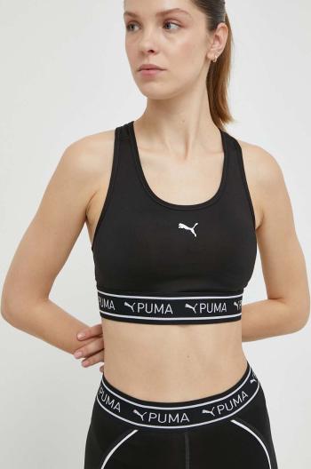 Sportovní podprsenka Puma 4Keeps černá barva, 525319