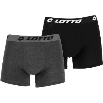 Lotto AUGUSTUS 2PACK Pánské boxerky, černá, velikost